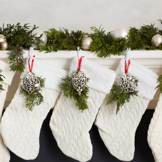 Ornements Sparkle &amp; Scroll - Lot de 8