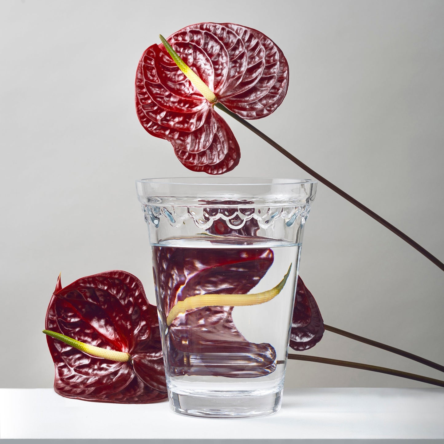 Vase en verre transparent Kobenhavner