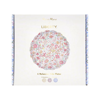 Assiettes en mélamine assorties Meri Meri x Liberty, lot de 4