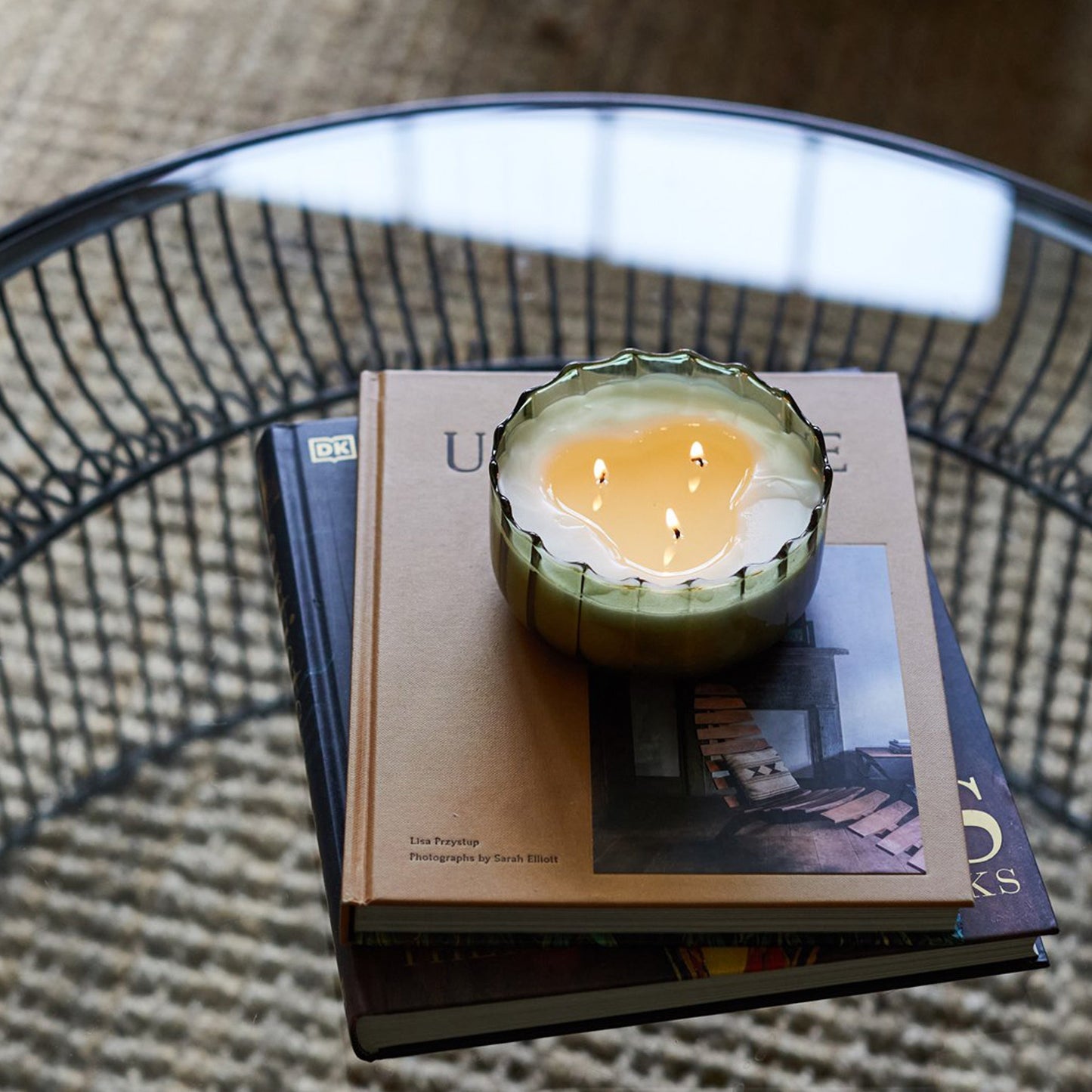 Bougie en cire de soja Ripple 12 oz, Jardin secret