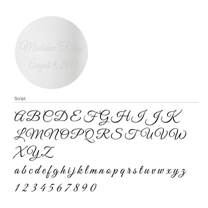 Cloche décorative personnalisée en argent sterling Legacy