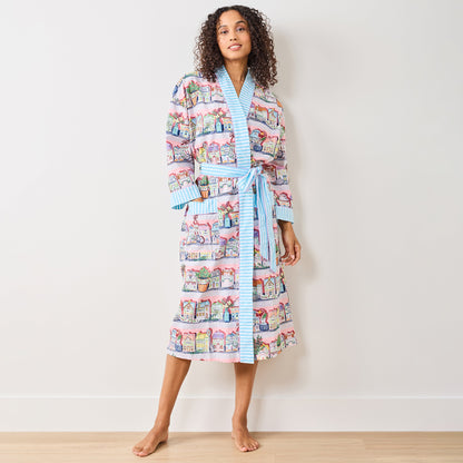 Peignoir de cuisine rose Lenox Spice Village x Printfresh - Taille unique